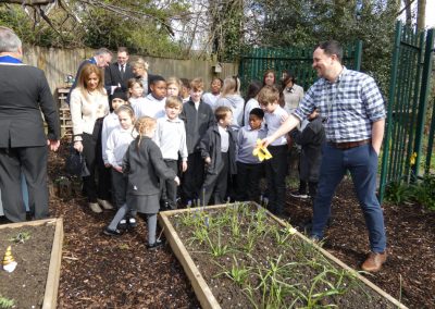 Opening of Lessness Heath School Garden